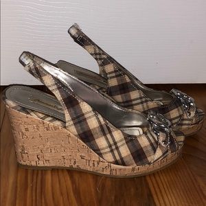 Plaid Wedges